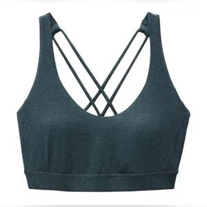 NWT PrAna Women’s Heavana Every Day Bra Stormy Night Heather Size XL